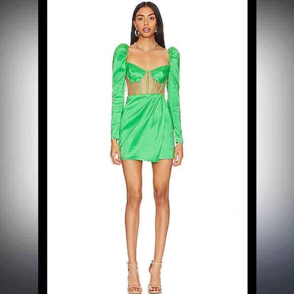 NWT NBD Revolve Tallulah Dress Emerald Green Small - Picture 1 of 13